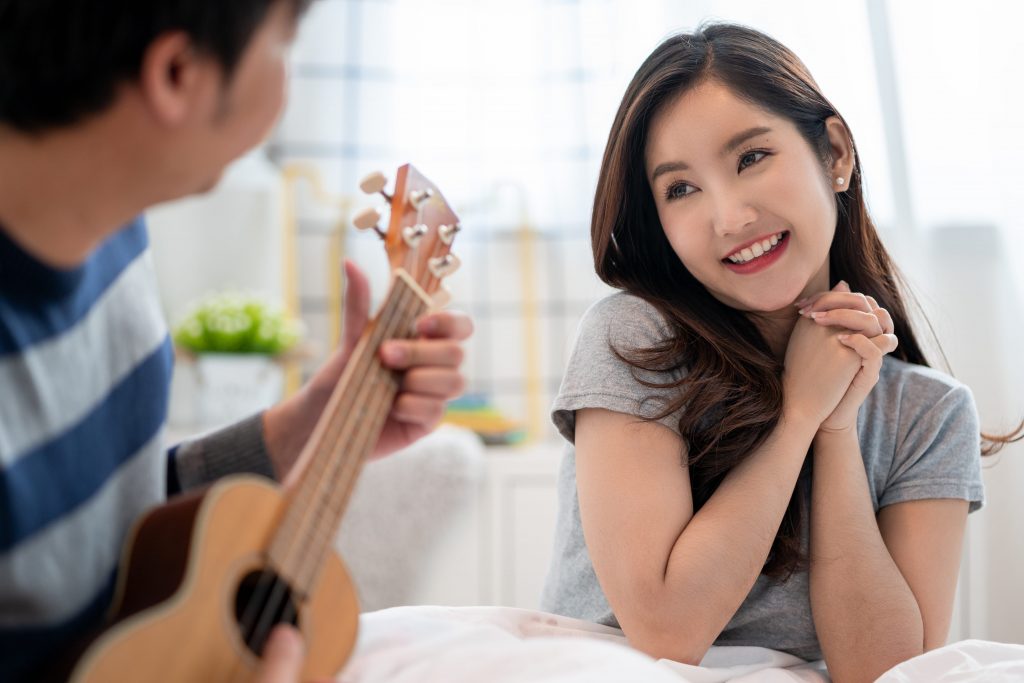 Swoon your partner with a heartwarming serenade as a home date this Valentine's Day